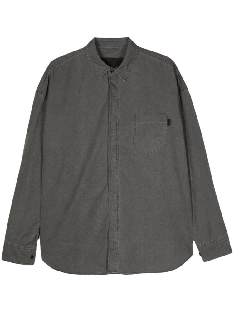 Juun.J dyed taffeta shirt - Grey Cover