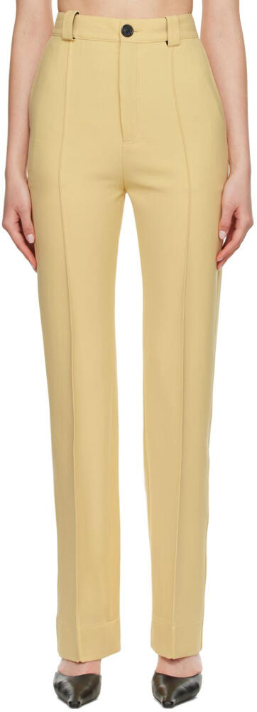 Kwaidan Editions SSENSE Exclusive Beige Polyester Trousers Cover