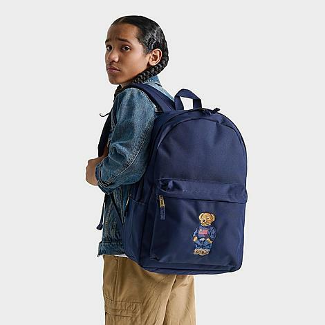 Polo Ralph Lauren Ralph Lauren Polo Bear Backpack in Blue/Newport Navy 100% Polyester Cover