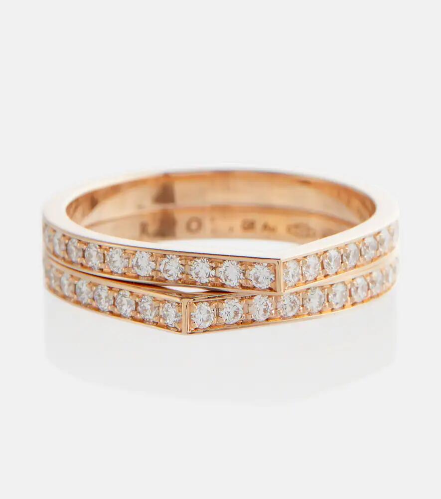 Repossi Antifer rose gold ring with diamonds Cover