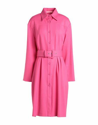 Ermanno Scervino Woman Midi dress Fuchsia Virgin Wool, Polyamide, Elastane Cover