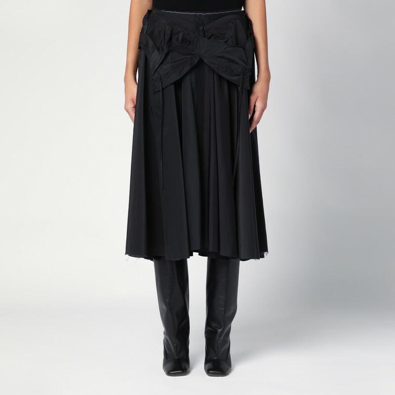 Maison Margiela Black taffeta skirt Cover