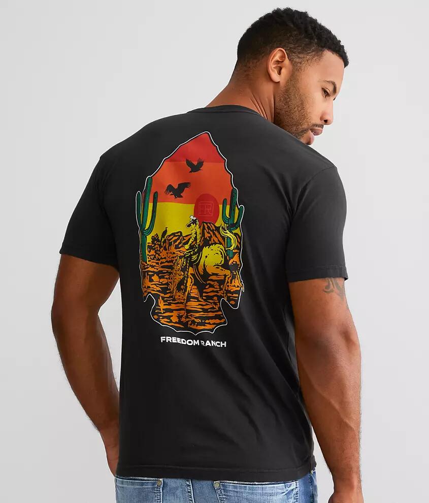 Freedom Ranch Desert Scene T-Shirt Cover