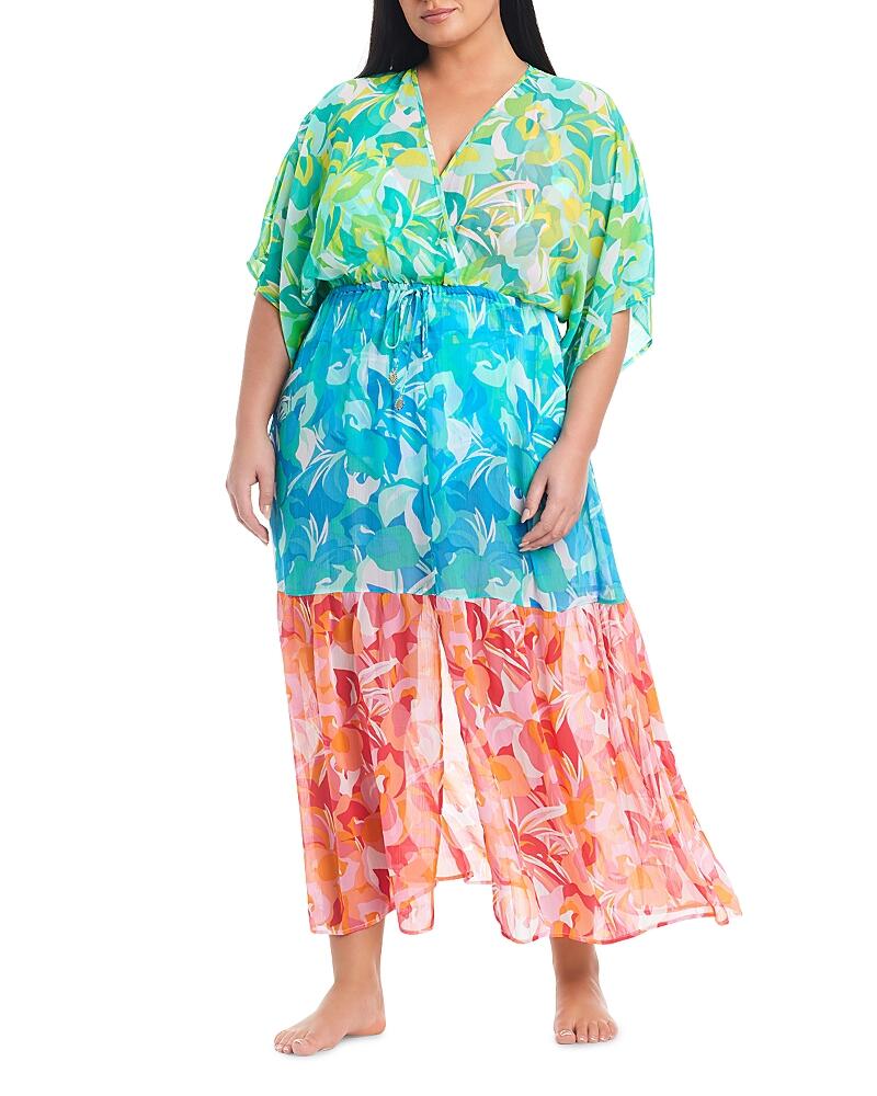 Bleu Rod Beattie Chiffon Dress Swim Cover-Up Cover