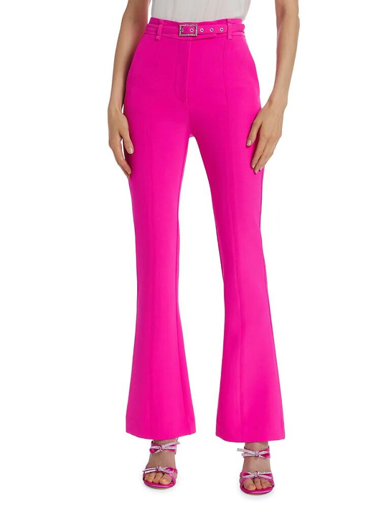 Generation Love Women's Leah Belted Bootcut Pants - Magenta Cover