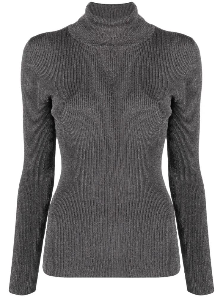 Gestuz SilviGZ ribbed jumper - Silver Cover