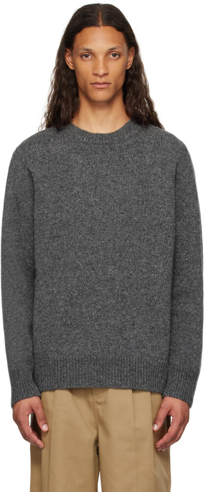 Maison Margiela Gray Shetland Wool Sweater Cover