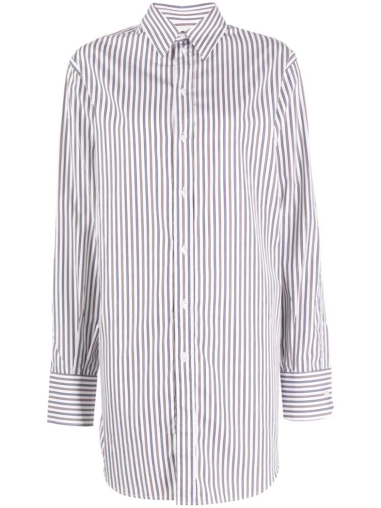 SA SU PHI striped cotton shirt dress - Multicolour Cover