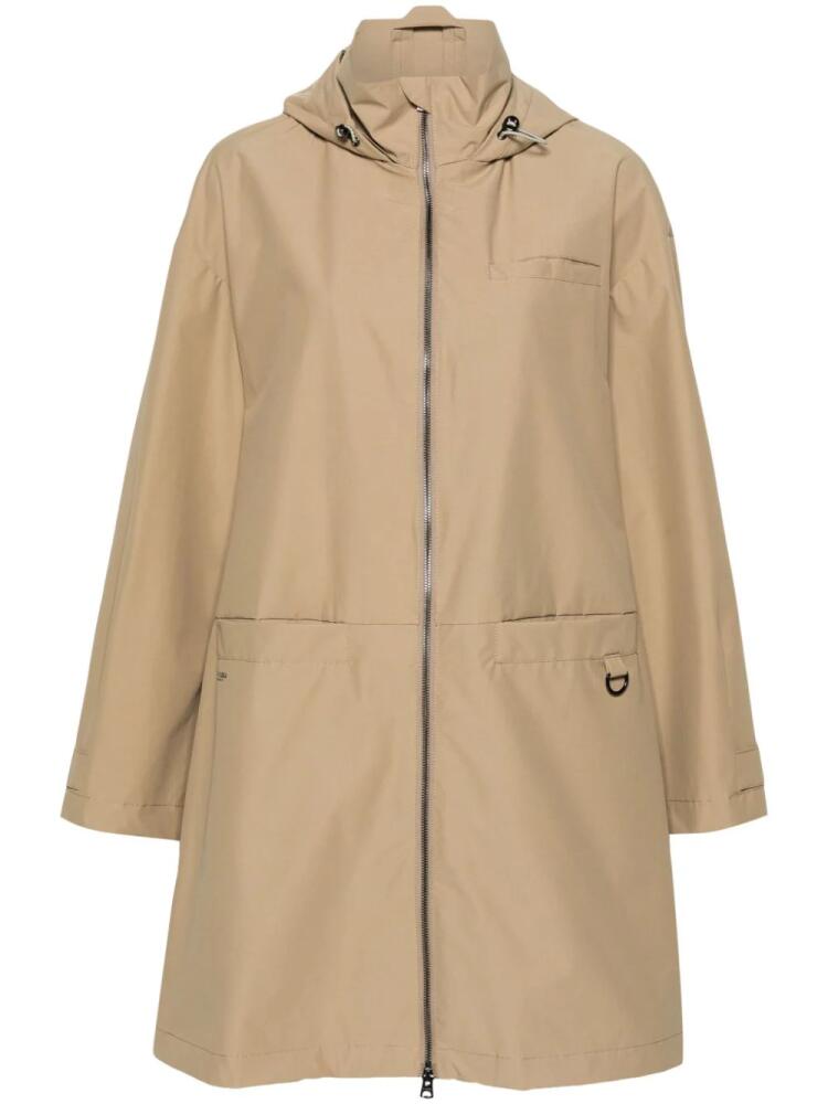 Bimba y Lola zip-up hooded trench coat - Neutrals Cover