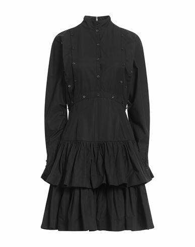 Rochas Woman Mini dress Black Cotton Cover