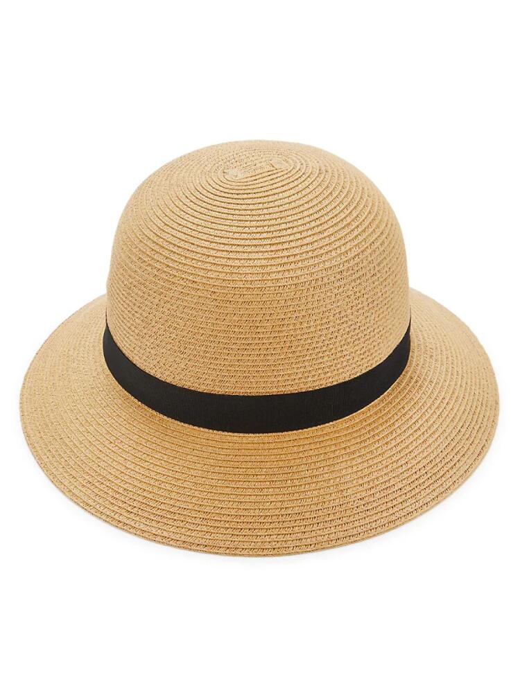 San Diego Hat Company Women's Band Trim Bucket Hat - Natural Tan Cover