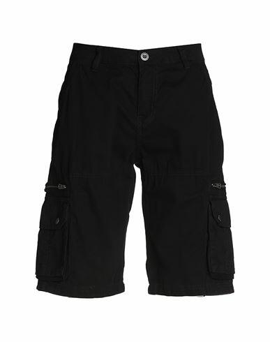 Alpha Industries Man Shorts & Bermuda Shorts Black Cotton Cover