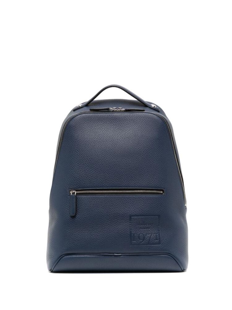 Mulberry City leather backpack - Blue Cover