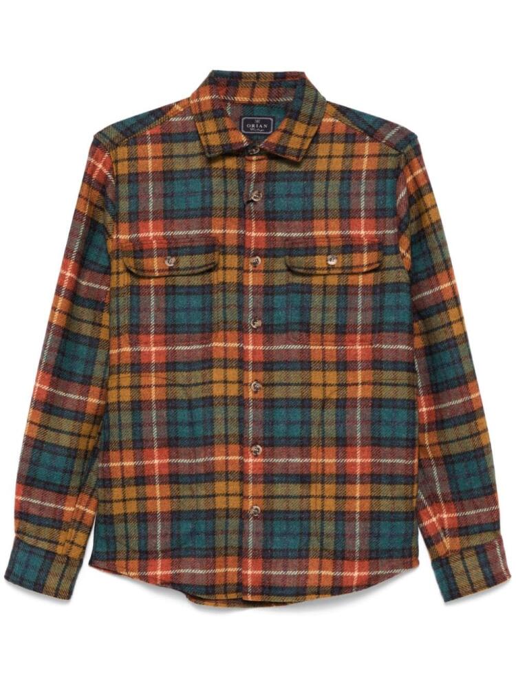 Orian plaid-pattern shirt - Yellow Cover