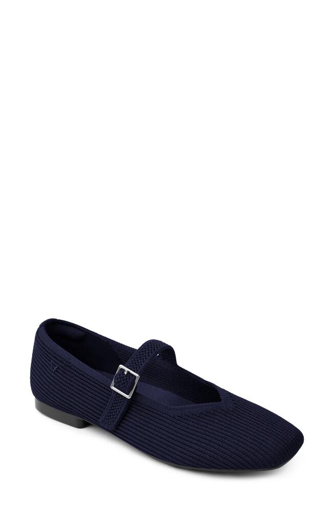 VIVAIA Margot Mary Jane Flat in Navy. Cover