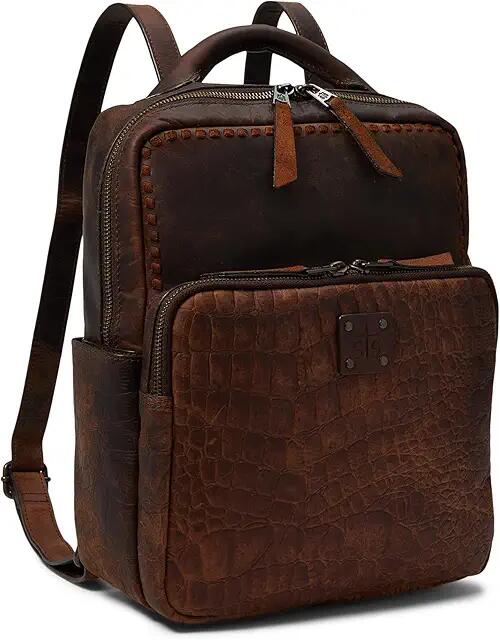 STS Ranchwear Catalina Croc Mini Backpack (Brown) Backpack Bags Cover