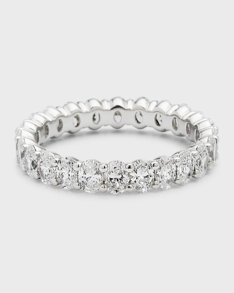 Neiman Marcus Diamonds Platinum Oval FG/VS Diamond Eternity Band, Size 6.75, 2.44tcw Cover