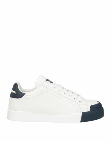 Dolce & gabbana Man Sneakers White Soft Leather Cover