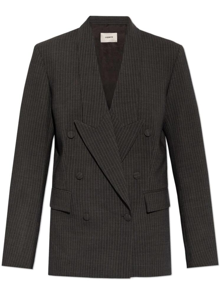 Coperni pinstripe double-breasted blazer - Grey Cover