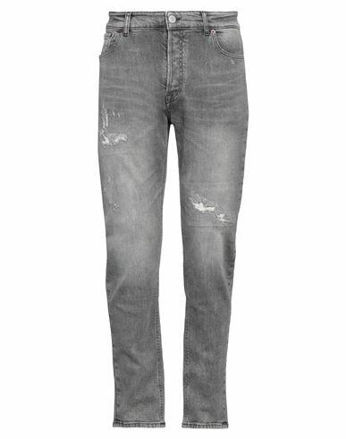 Pmds Premium Mood Denim Superior Man Jeans Grey Cotton, Elastane Cover