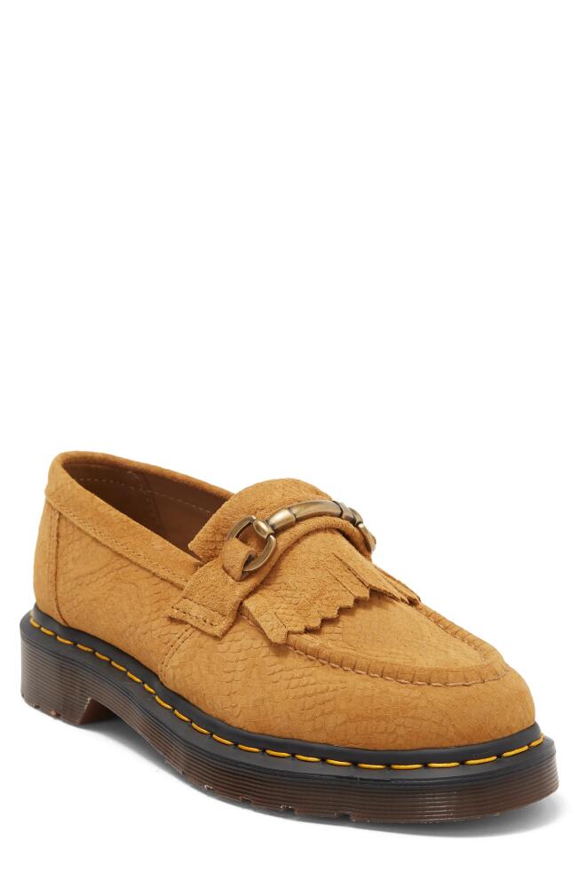 Dr. Martens Gender Inclusive Adrian Snaffle Platform Loafer in Autumn Spice Cover