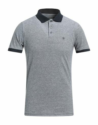 French Connection Man Polo shirt Midnight blue Cotton Cover