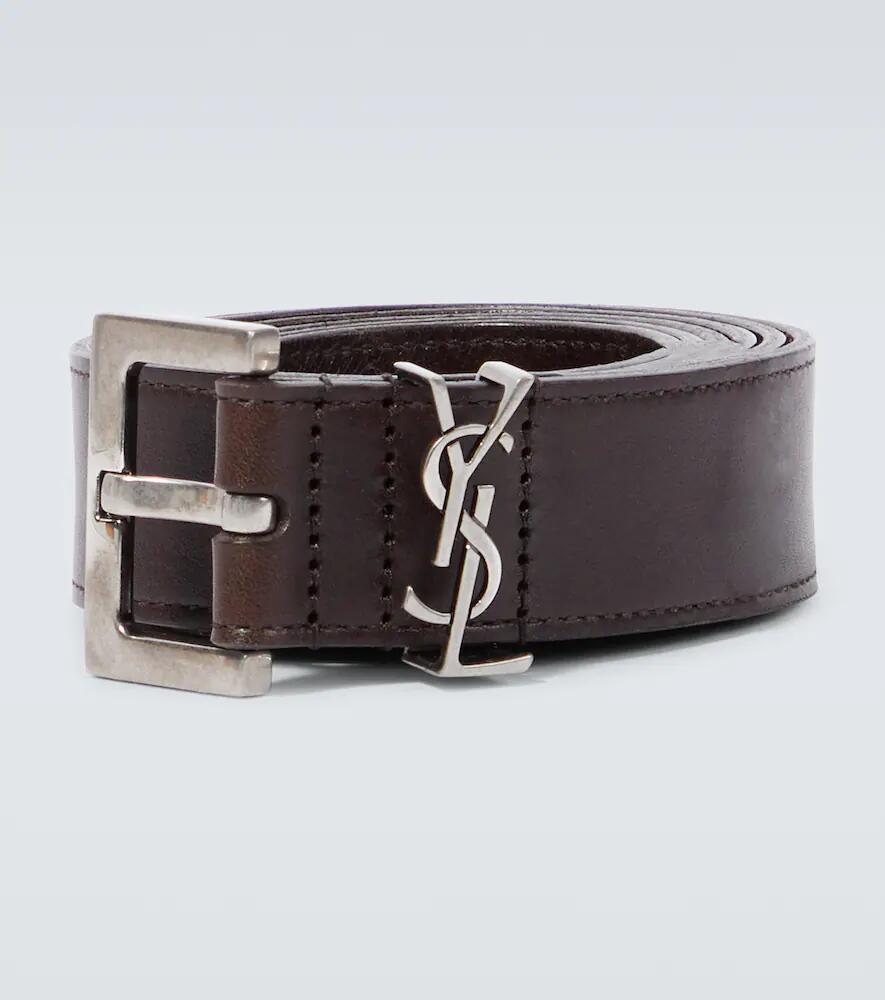 Saint Laurent Cassandre leather belt Cover