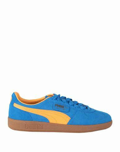 Puma Palermo Man Sneakers Azure Cowhide Cover