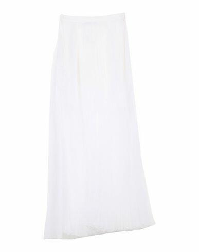 Ermanno Scervino Woman Maxi skirt White Polyester Cover