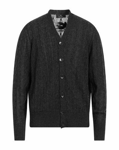 Etro Man Cardigan Steel grey Cashmere Cover