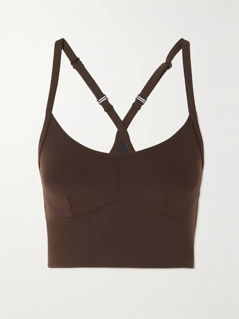 Varley - Always Surrey Stretch Recycled Sports Bra - Brown Cover