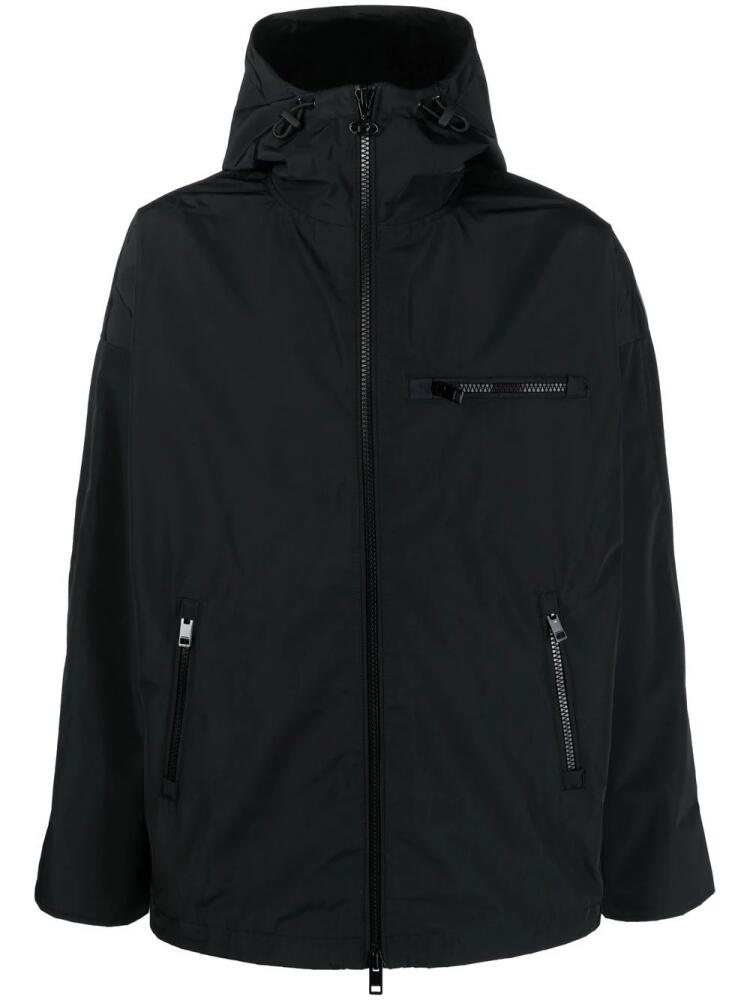 Diesel W-Hennes logo-piped parka - Black Cover