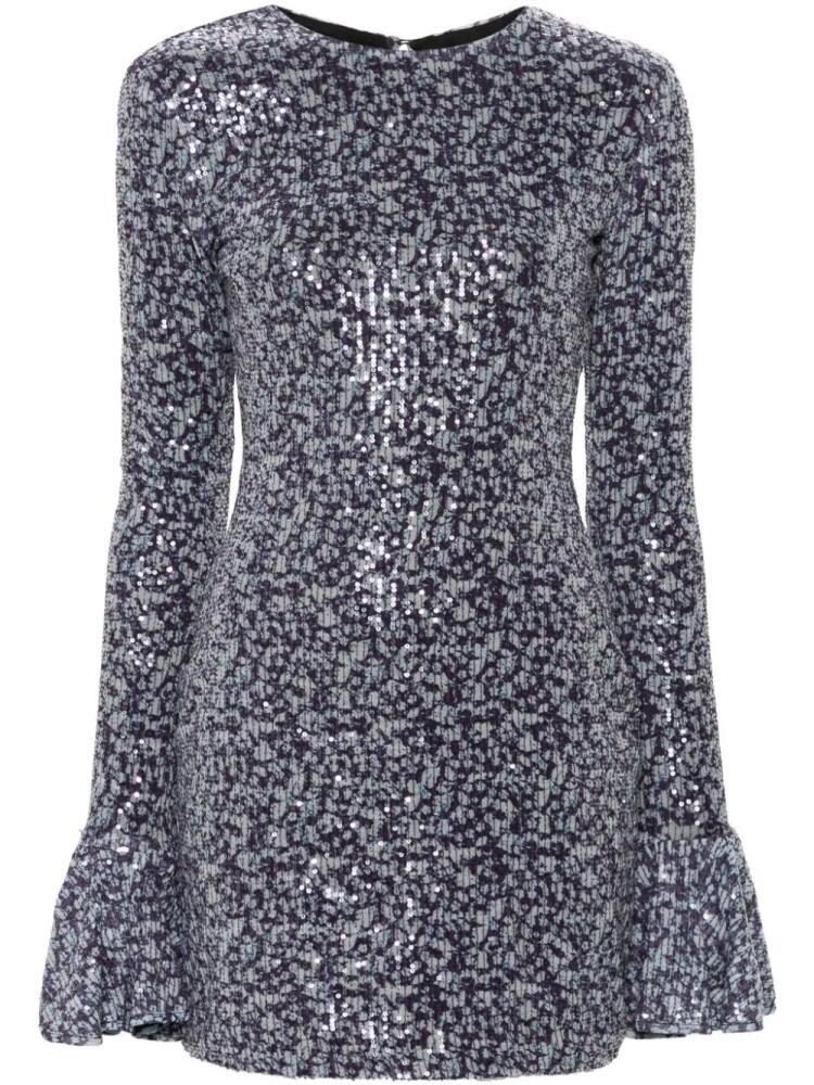 ROTATE BIRGER CHRISTENSEN sequinned mini dress - Purple Cover