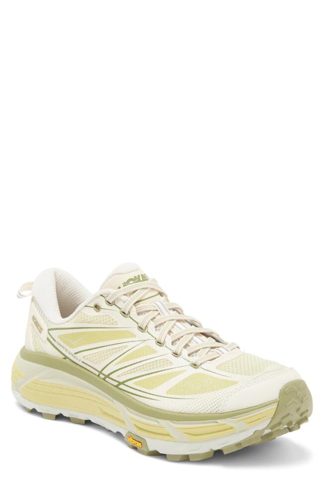 HOKA Mafate Speed 2 Sneaker in Eggnog /Celery Root Cover