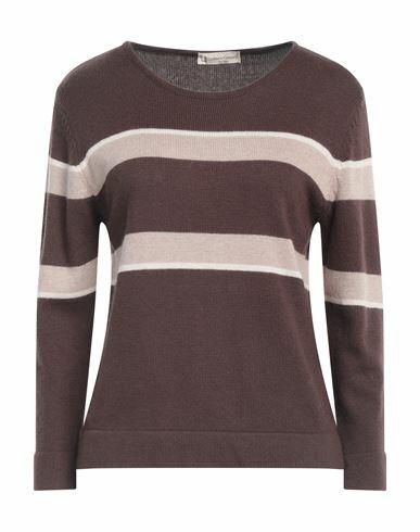 Cashmere Company Woman Sweater Brown Wool, Cashmere Cover