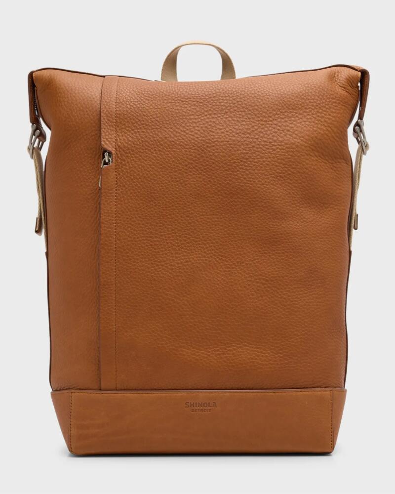 Shinola Men's Canfield Leather Backpack Cover