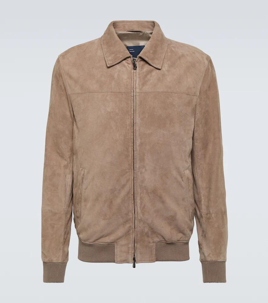 Thom Sweeney Suede bomber jacket Cover