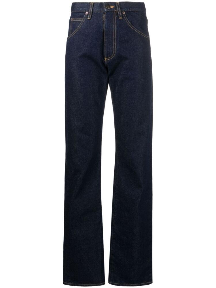 Maison Margiela high-waisted straight-leg jeans - Blue Cover