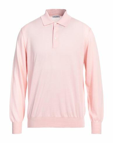 Gran Sasso Man Sweater Light pink Virgin Wool Cover