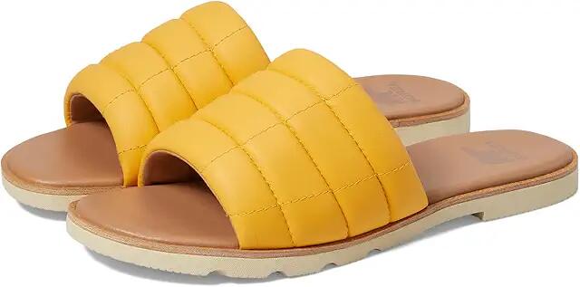 SOREL Ella III Slide (Yellow Ray/Honey White) Women's Shoes Cover