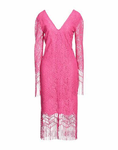 Anna Molinari Woman Midi dress Fuchsia Polyester Cover