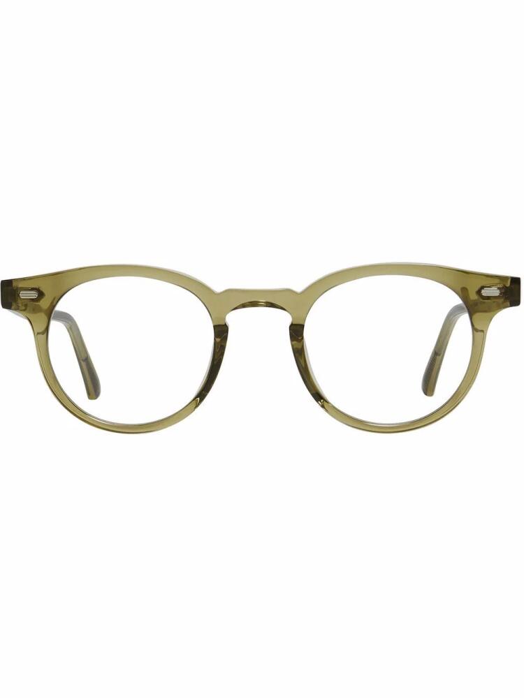 Gentle Monster Milan 01 round frame glasses - White Cover