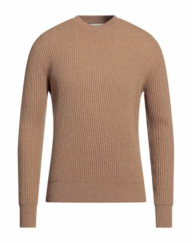 Lucques Man Sweater Camel Polyamide, Viscose, Wool, Cashmere Cover