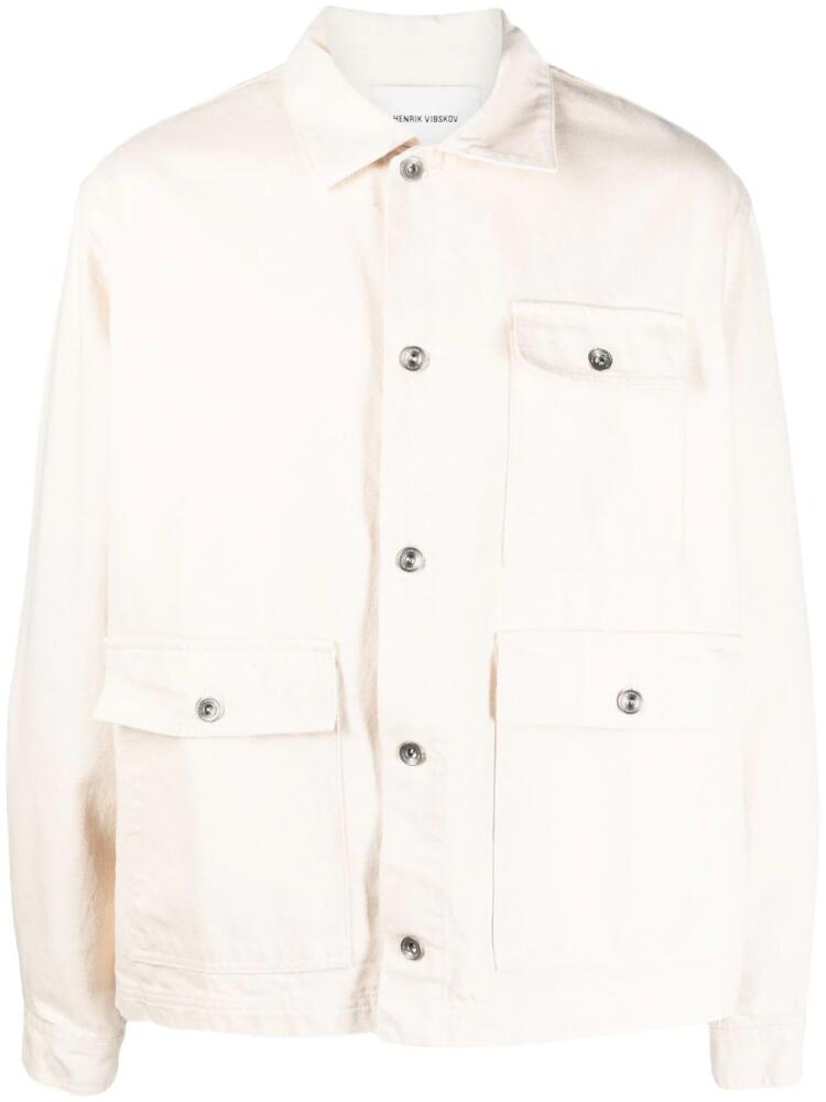 Henrik Vibskov Brandywine denim jacket - Neutrals Cover