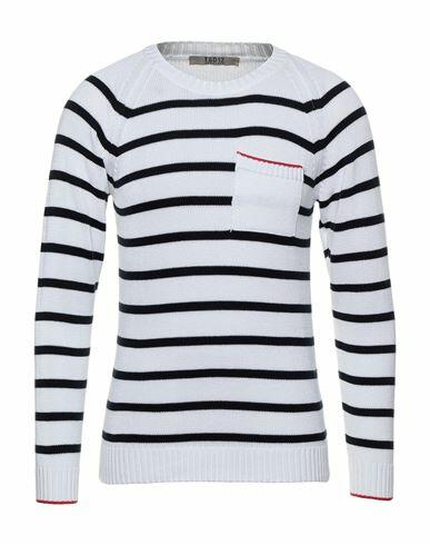 Tsd12 Man Sweater White Cotton Cover