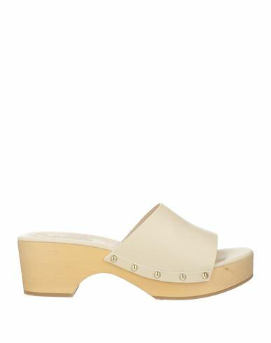 Aeydē Woman Mules & Clogs Beige Calfskin Cover