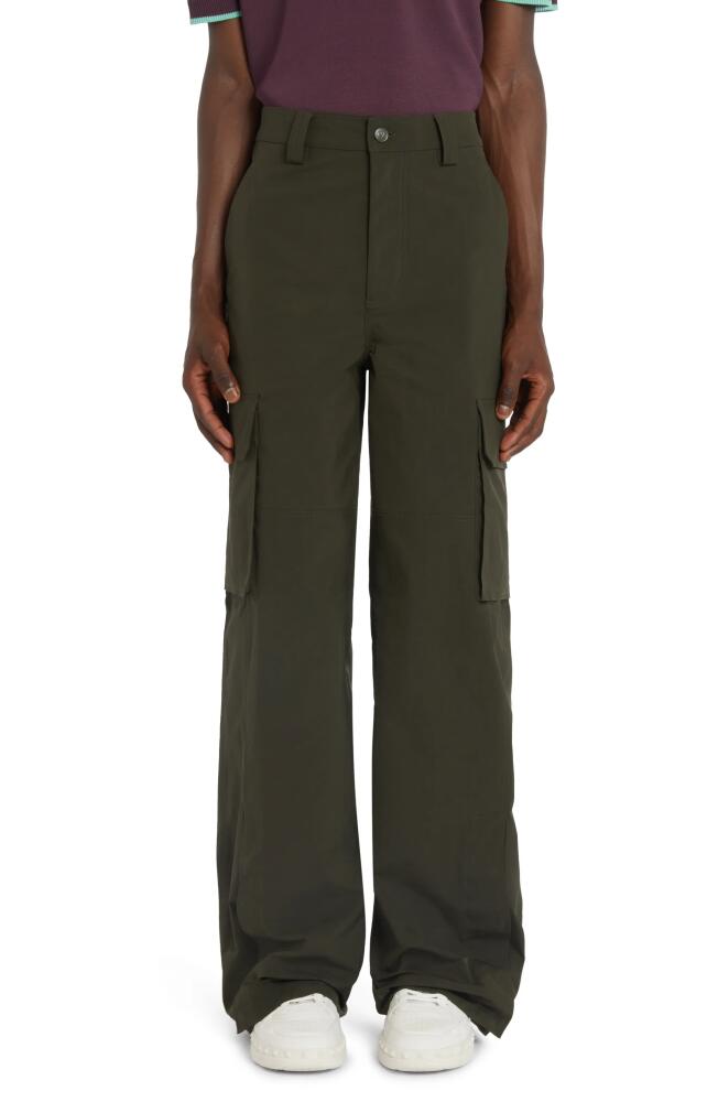 Valentino Cargo Pants in Olive Cover