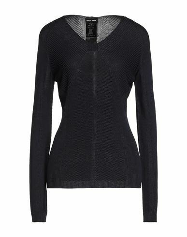 Giorgio Armani Woman Sweater Midnight blue Silk Cover