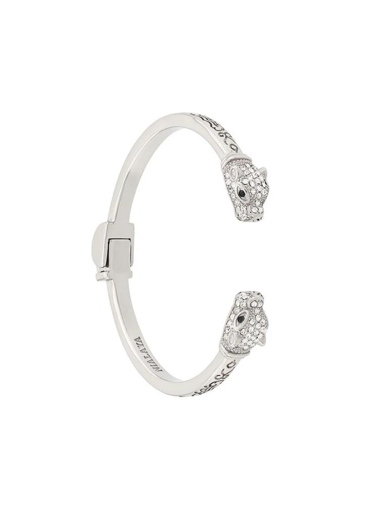 Nialaya Jewelry Panther embossed bangle - Silver Cover