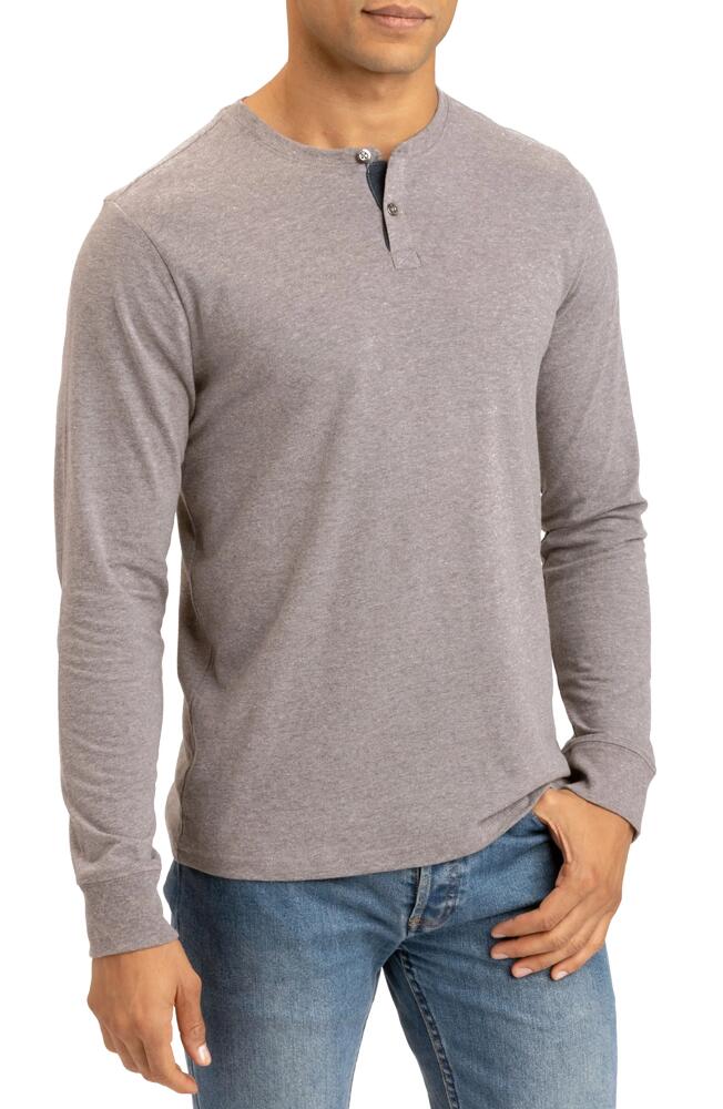 Threads 4 Thought Long Sleeve Henley in Heather Grey Cover